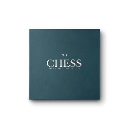 Printworks The Art Of Chess - Luxe Schaakspel - Design Spel - Decoratief - groen/wit