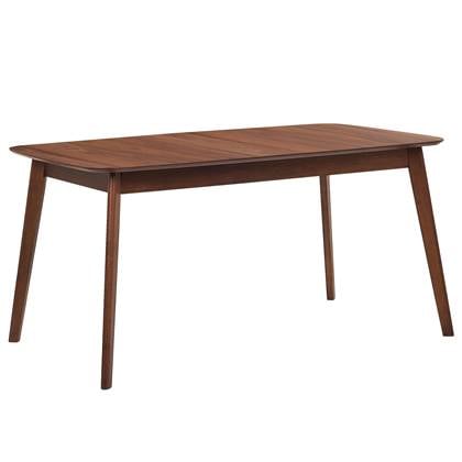 Beliani - MADOX - Eettafel - Donkere houtkleur - 90 x 150 cm - MDF