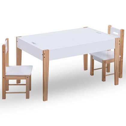 vidaXL Kindertafel- en stoelenset