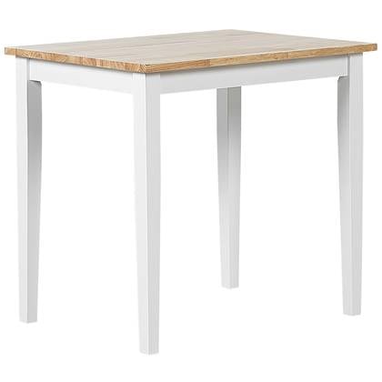 Beliani Battersby Eettafel Rubberhout 60 X 80 Cm