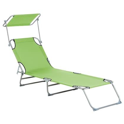 Beliani - FOLIGNO - Strandstoel - Groen - Polyester