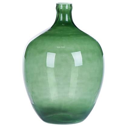 Beliani - ROTI - Decoratieve vaas - Groen - 39 cm - Glas