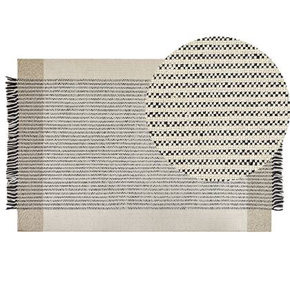 Beliani - DIVARLI - Modern vloerkleed - Beige - 200 x 300 cm - Wol