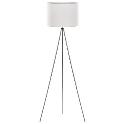 Beliani - VISTULA - Staande lamp - Wit|Zilver - Metaal