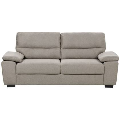 Beliani - VOGAR - Driezitsbank - Licht - Polyester Bruin