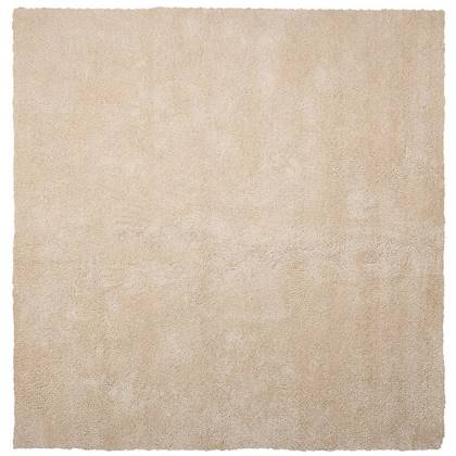 Beliani-DEMRE -Shaggy vloerkleed-Beige-200 x 200 cm-Polyester