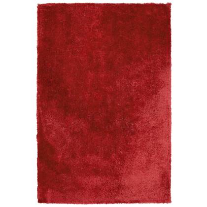 Beliani - EVREN - Shaggy vloerkleed - Rood - 200 x 300 cm - Polyester