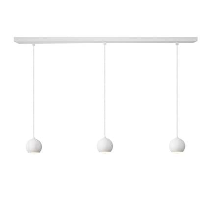 Artdelight Hanglamp LED Denver Mat Wit Ø 10cm 3 Lichts