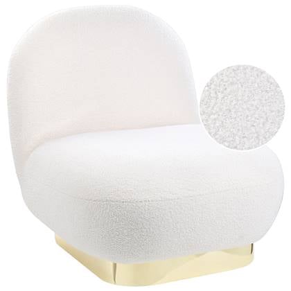 Beliani - LOVIISA - Fauteuil - Wit - Polyester