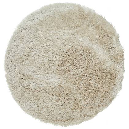 Beliani - CIDE - Shaggy vloerkleed - Beige - 140 cm - Polyester