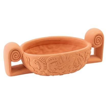 Seletti Magna Graecia centerpiece schaal terracotta