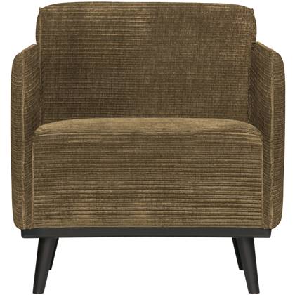 BePureHome Statement Fauteuil Met Arm - Rib - Rock - 77x72x93