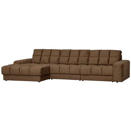 WOOOD Second Date Chaise Longue Links - Structure Velvet - Brass