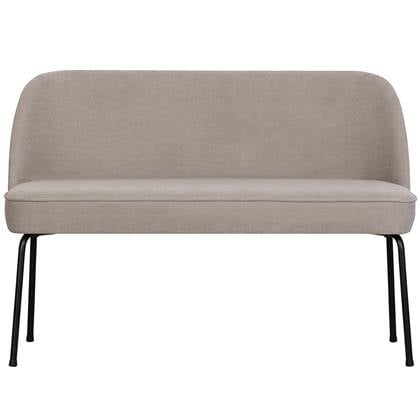 BePureHome Vogue Eetbank - Geweven Stof - Zand - 83x120x59