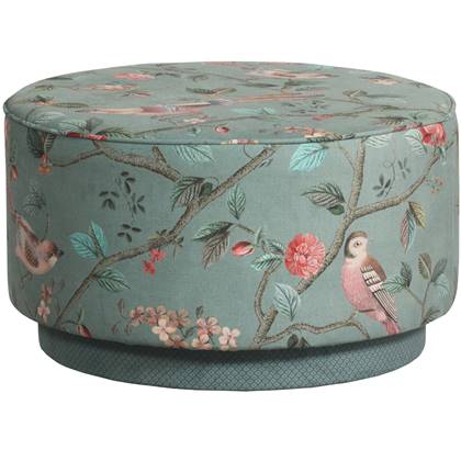 Pip Studio Poef - Velvet - Groen - 36xØ60