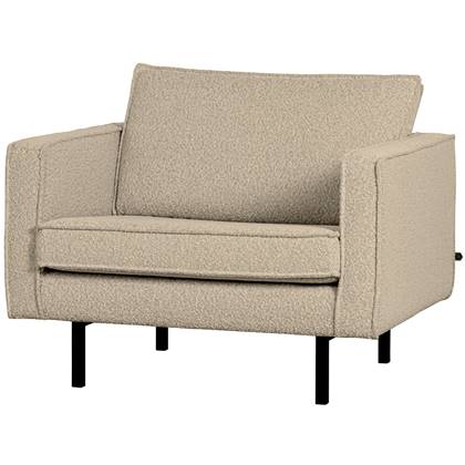 BePureHome Rodeo Fauteuil - Bouclé - Beige - 85x105x86