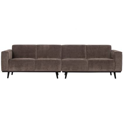 BePureHome Statement 4-Zits Bank - Rib - Taupe - 77x280x93