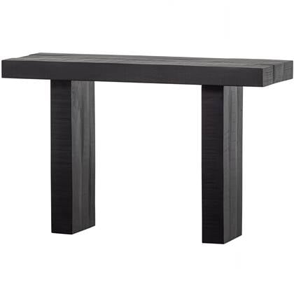 Basiclabel Balk Sidetable - Hout - Zwart - 76x120x40