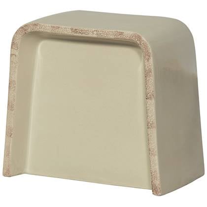 BePureHome Shoal Bijzettafel - Keramiek - Cream - 53x46x31
