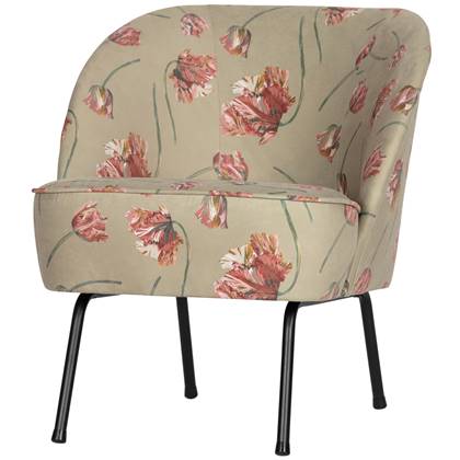 BePureHome Vogue Fauteuil - Velvet - Rococo Agave - 69x57x70