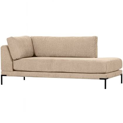 vtwonen Lounge Element Rechts - Polyester - Naturel - 89x100x200