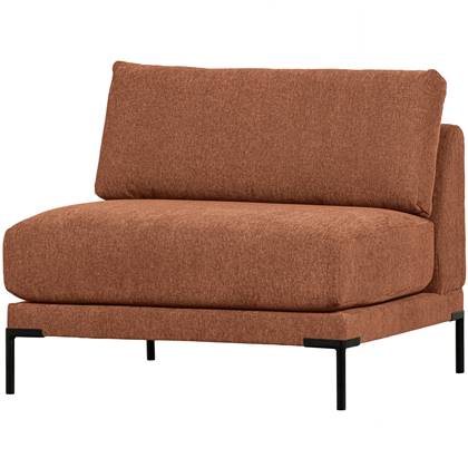 vtwonen Loveseat Element Natural - Polyester - Rust - 89x100x100