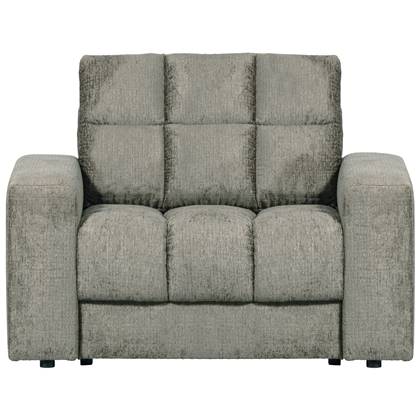 WOOOD Second Date Fauteuil - Structure Velvet - Frost