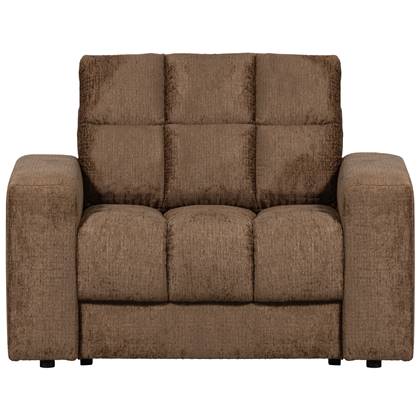 WOOOD Second Date Fauteuil - Structure Velvet - Brass