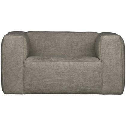 WOOOD Exclusive Bean Fauteuil - Stof - Travertin - 74x146x98