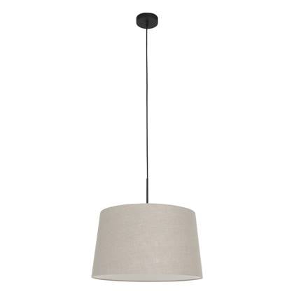 Steinhauer - hanglamp - Sparkled Light - grijs - metaal stof - Ø 45cm - E27 - 8191ZW Zwart