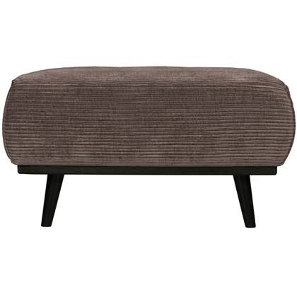 BePureHome Statement Hocker - Rib - Taupe - 40x80x55