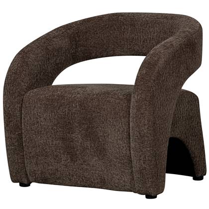 BePureHome Radiate Fauteuil - Textured - Espresso - 73x73x74