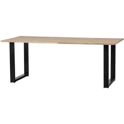 WOOOD Tablo Tafel met U-poot - Eiken - 75x200x90