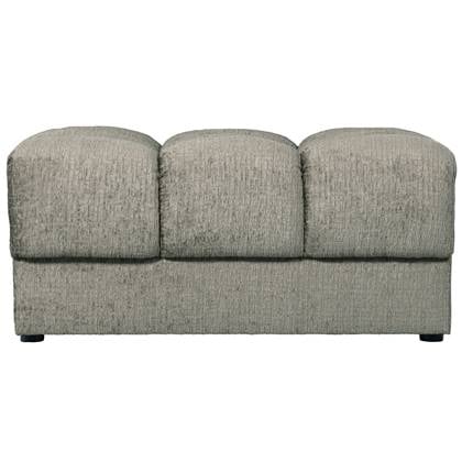 WOOOD Second Date Hocker - Structure Velvet - Frost