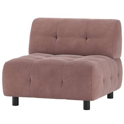 WOOOD Louis 1,5-Zits Element - Polyester - Mauve - 73x90x90