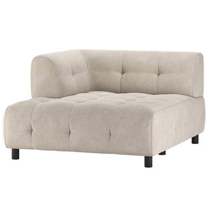 WOOOD Louis 1,5-Zits Chaise Longue - Polyester - Powder - 73x122x140