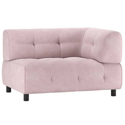 WOOOD Louis 1,5-Zits Element Met Arm - Polyester - Mauve - 73x122x90