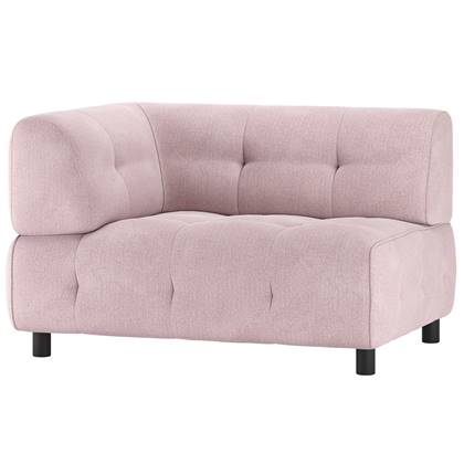 WOOOD Louis 1,5-Zits Element Met Arm - Polyester - Mauve - 73x122x90