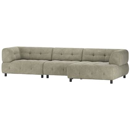 WOOOD Chaise Longue Rechts Louis - Chenille - Leaf - 73x334x120