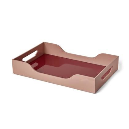Printworks Dienblad - Swell - M - Bruin|Roze Rood