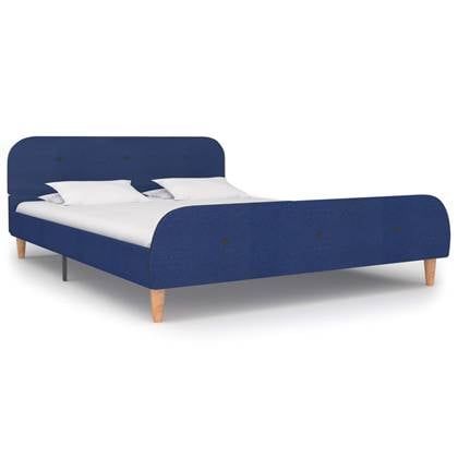 vidaXL Bedframe Blauw 140 x 200 cm