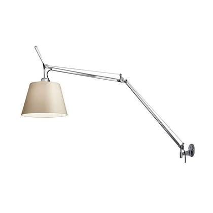 Artemide Tolomeo Mega wandlamp retrofit schakelaar alu perkament 32