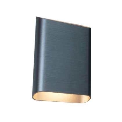 Artdelight Wandlamp Diaz Gun Metal Led 2 x 6Watt