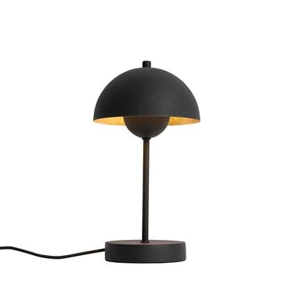 QAZQA magnax - Retro Tafellamp - 1 lichts - H 29.5 cm - Zwart - Woonkamer | Slaapkamer | Keuken