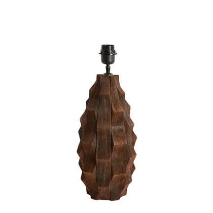 Light&living Lampvoet Ø20x38 cm TAKABE hout chocolade bruin afbeelding