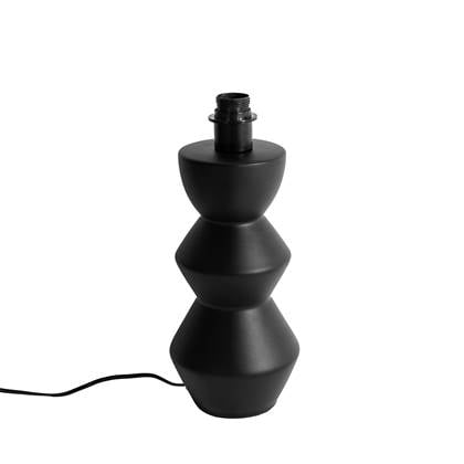 QAZQA alisia - Design Tafellamp - 1 lichts - H 41 cm - Zwart - Woonkamer | Slaapkamer | Keuken