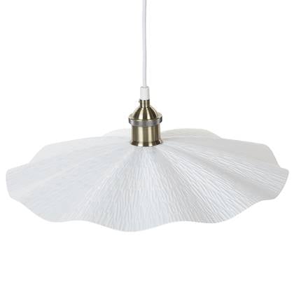 Beliani - PHILS - Hanglamp - Wit - Ijzer afbeelding