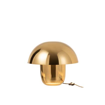 J-Line Lamp Paddenstoel Ijzer Goud Small