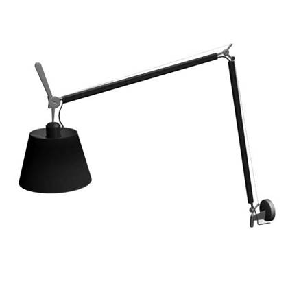 Artemide Tolomeo Mega wandlamp retrofit dimmer zwart 42