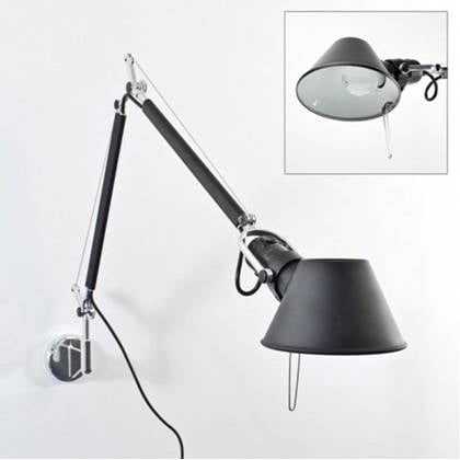 Artemide Tolomeo Mini Parete wandlamp retrofit zwart